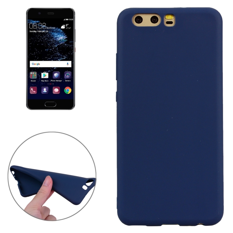 

For Huawei P10 Soft TPU Protective Back Cover Case (Blue)