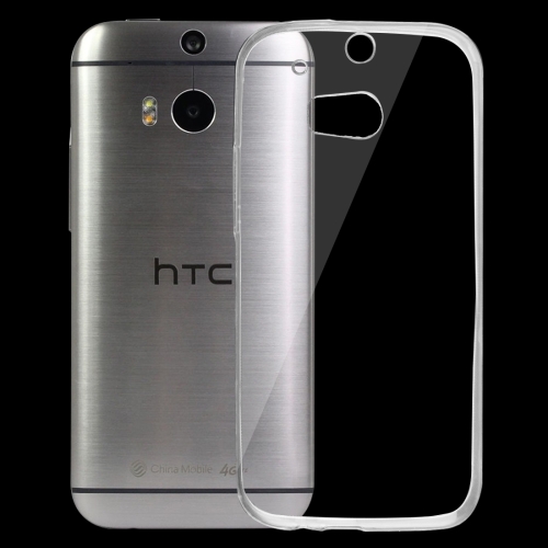 

For HTC One M8 / One 2 0.75mm Ultra-thin Transparent TPU Protective Case(Transparent)