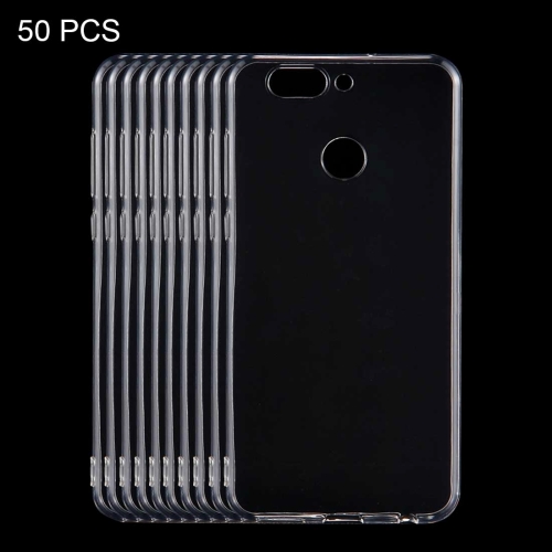 Sunsky 50 Pcs For Huawei Nova 2 Plus 0 75mm Tpu Transparent Protective Case Back Cover Shell