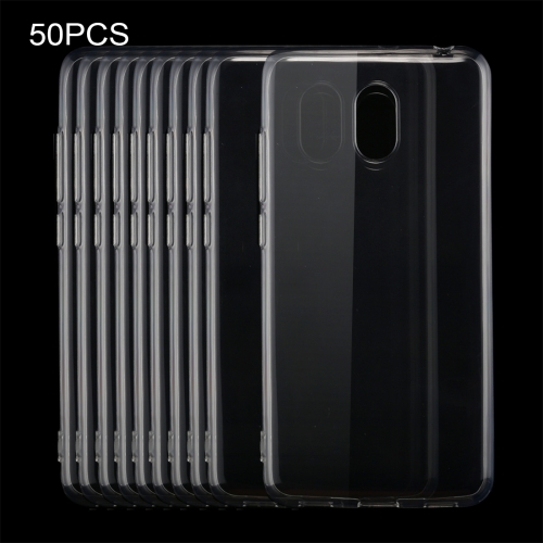 Sunsky 50 Pcs For Meizu M6 0 75mm Ultra Thin Transparent Tpu Protective Case