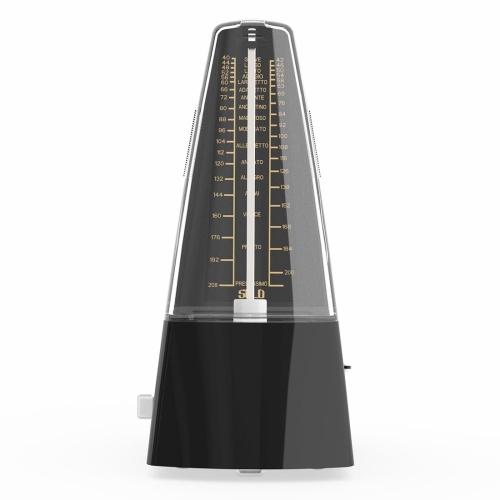 

Piano Guitar Drum Violin Zither Universal Mechanical Metronome, Classic Version (Black)