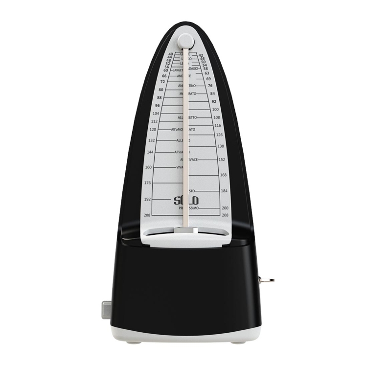 

Piano Guitar Drum Violin Zither Universal Mechanical Metronome, Bullet Head Version (Black)