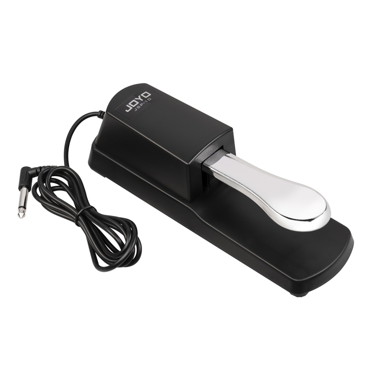 

JOYO JSP-10 Universal Sustain Pedal Foot Switch Piano Keyboards Sustain Foot Pedal for Electronic Organ / Electric Piano / MIDI Keyboard (Silver)