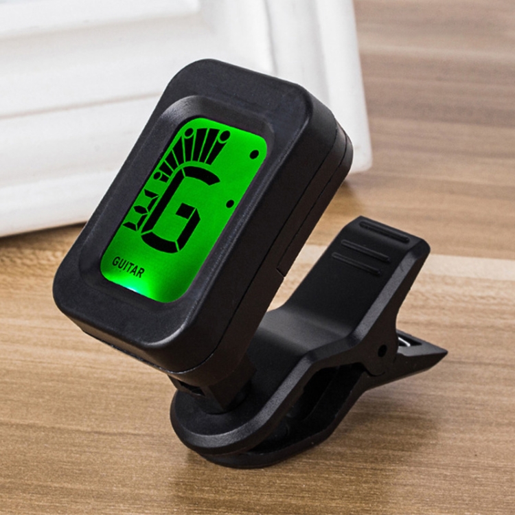 

JT-03 Clip Type Universal String Instrument Tuner Multi-Function Guitar Electronic Tuner with Digital Display, Size: 4.5 x 3.8 x 2.5cm