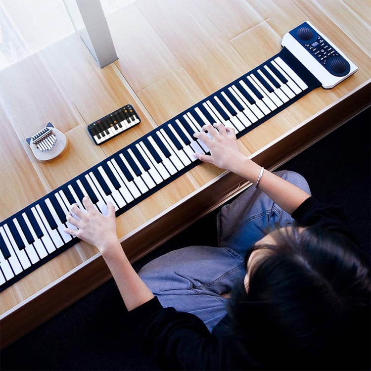 

Vvave 88 Keys Hand Roll Electronic Piano (Black)