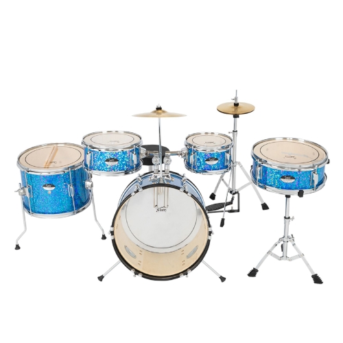 

[US Warehouse] 5 in 1 16 inch Kids Junior Drum Set with Bass