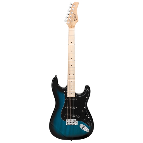 

[US Warehouse] Glarry GST Ⅱ Electric Guitar with Wilkinson Pickup & Daddario String & Maple Fingerboards (Blue)