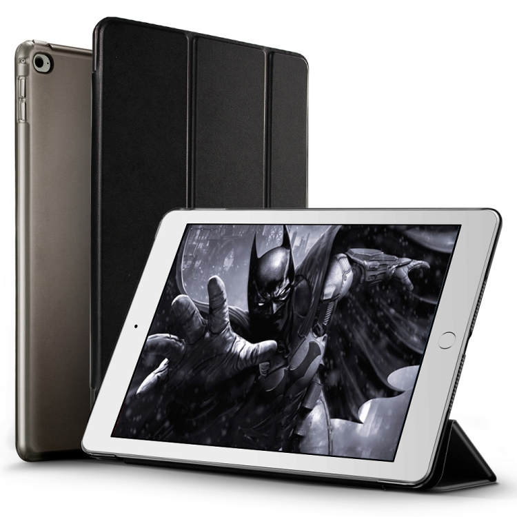 

ESR Yippee Color Series Three-folding Magnetic Leather Case for iPad mini 4, with Sleep / Wake-up Function(Black)