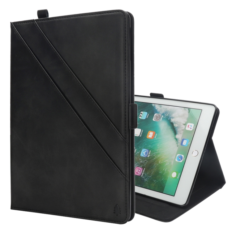 

Horizontal Flip Double Holder Leather Case for iPad mini 4 & 3 & 2 & 1, with Card Slots & Photo Frame & Pen Slot (Black)