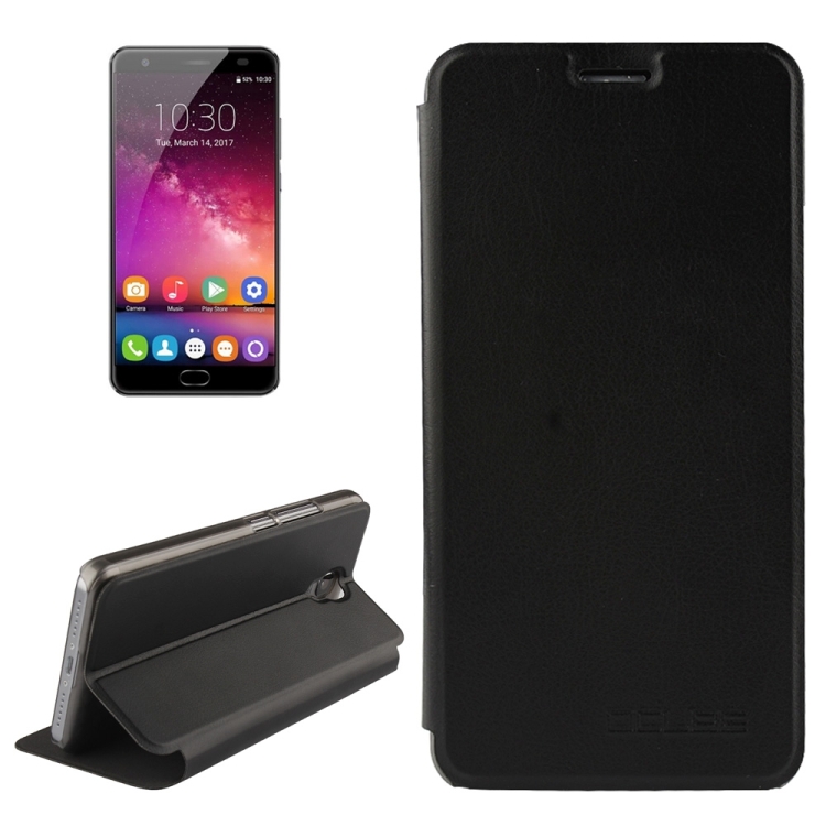 

OCUBE for Oukitel K6000 Plus Spring Texture Horizontal Flip Leather Case with Holder(Black)