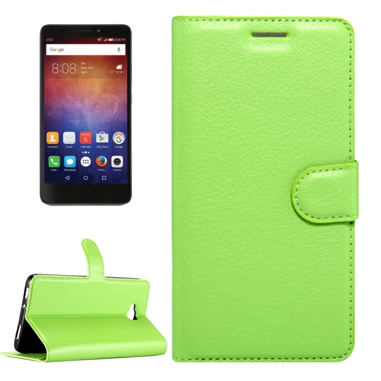 

For Huawei Ascend XT / H1611 Litchi Texture Horizontal Flip Leather Case with Magnetic Buckle & Holder & Card Slots & Wallet (Green)