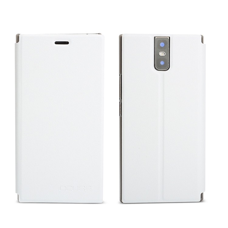 

OCUBE for Oukitel K3 (MPH1988) Spring Texture Horizontal Flip Leather Case with Holder(White)