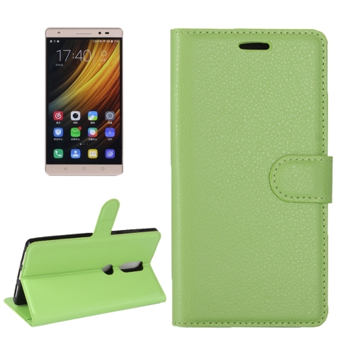 

For Lenovo Phab 2 Plus Litchi Texture Horizontal Flip Leather Case with Magnetic Buckle & Holder & Card Slots & Wallet(Green)