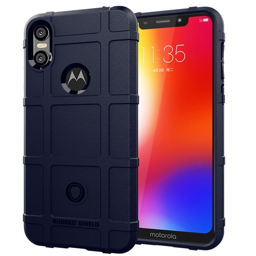 

Full Coverage Shockproof TPU Case for Motorola Moto One Power (P30 Note)(Blue)