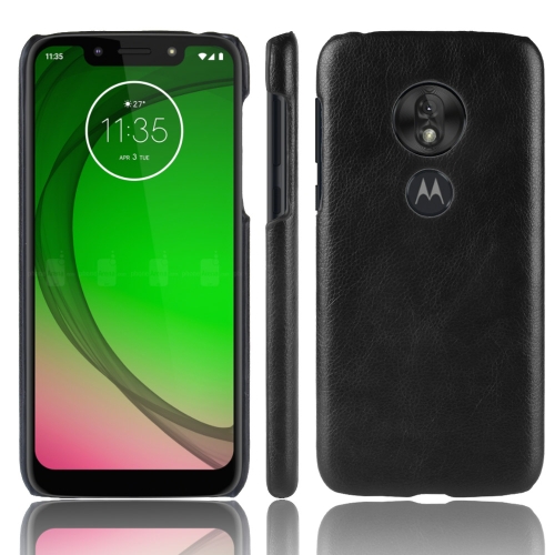

Shockproof Litchi Texture PC + PU Case for Motorola Moto G7 Play (Black)
