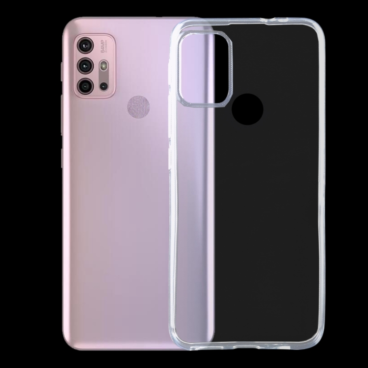 

For Motorola Moto G30 0.75mm Ultra-thin Transparent TPU Soft Protective Case (Transparent)