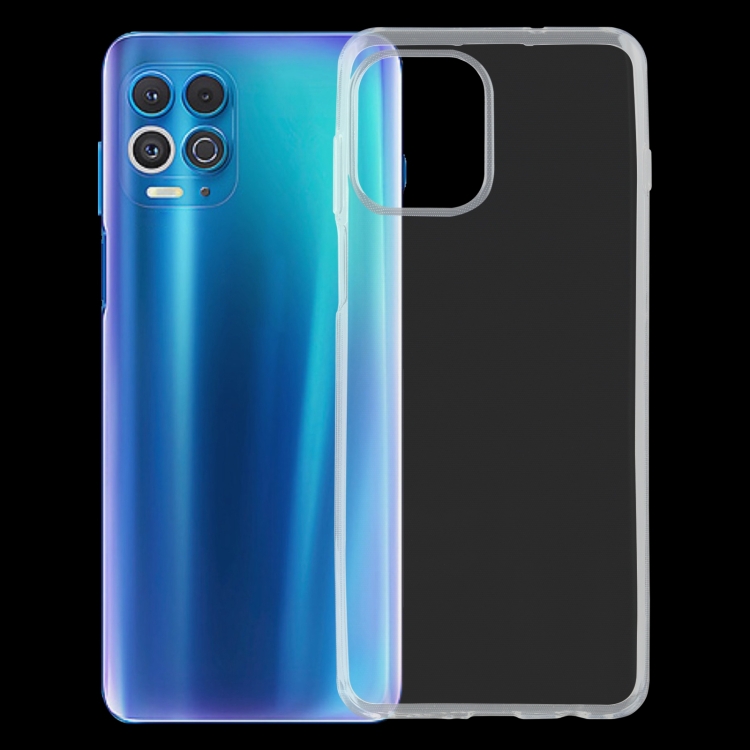 

For Motorola Edge S 0.75mm Ultra-thin Transparent TPU Soft Protective Case (Transparent)