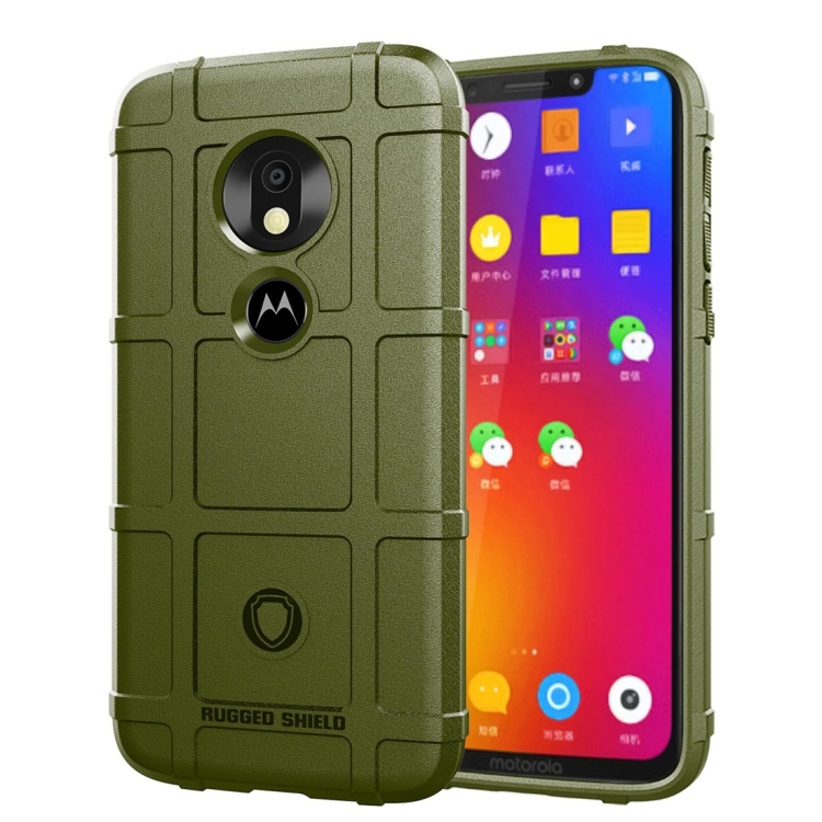 

Full Coverage Shockproof TPU Case for Motorola Moto G7 Play (Army Green)