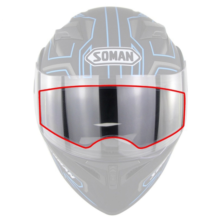 

Soman Motorcycle Helmet Visor Anti-fog PC Shield Helmet Film