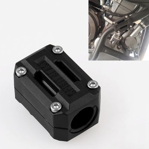 

MB-OT292-BK Motorcycle Modified Engine Plastic Shockproof Protection Block for All Motorcycles of 22mm & 25mm & 28mm Diameter