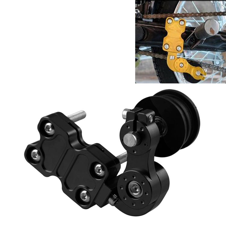 

HC154 Motorcycle Modified Accessories Universal Aluminum Alloy Chain Adjuster(Black)