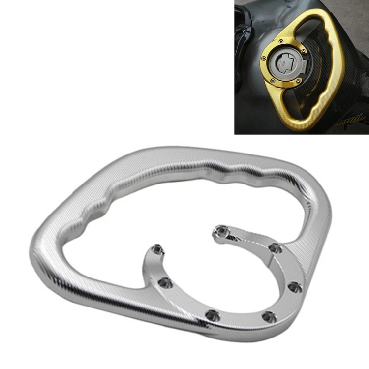 

Yamaha Motorcycle mt07 Modified CNC Yamaha Series Fuel Tank Handrail MT09 Universal Fuel Tank Cap Handrail (White)