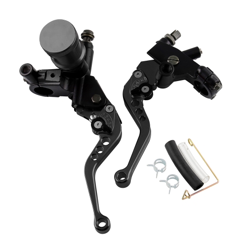 

MB-MH032 Modified Motorcycle Mountain Bike Hydraulic Brake Clutch Cylinder Lever for 7/8 inch (22mm) Standard Handlebar (Black)