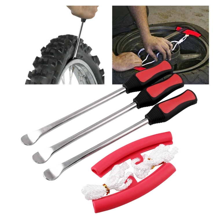 

MB-XBL010 3 PCS Tire Spoon Lever Iron Tool Kits Motorcycle Bike Professional Tire Change Kit