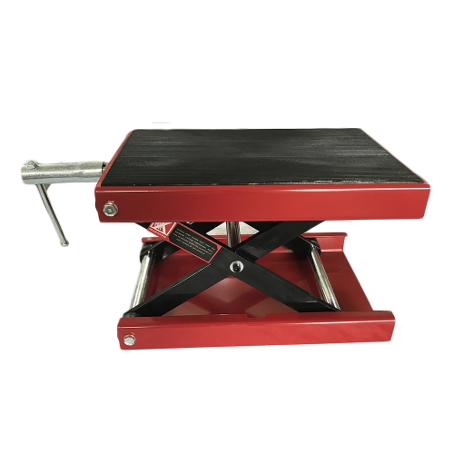 

[US Warehouse] Steel Scissor Lifting Adjustable Platform for Motorcycle, with Handle, Load-bearing: 1100lbs