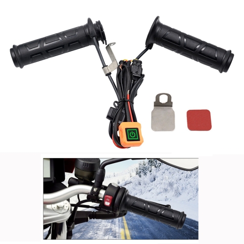 

ZH-983A1 Motorcycle Scooter Smart Three Gear Temperature Control Electric Hand Grip Cover Heated Grip Handlebar