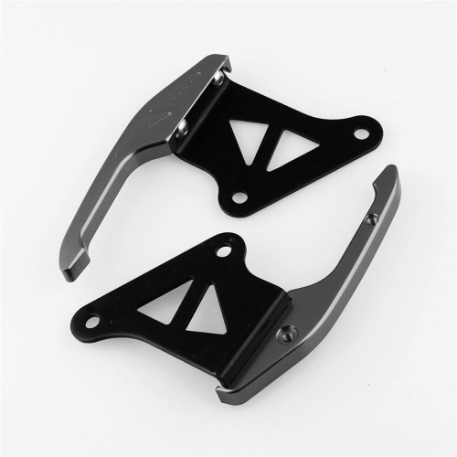 

Modified Motorcycle Aluminium Alloy Rear Seat Pillion Grab Rail Bars Handle (Black)