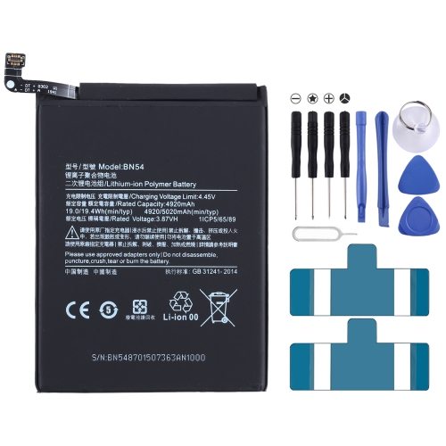 

BN54 Li-ion Polymer Battery for Xiaomi Redmi 10X 4G / Redmi Note 9