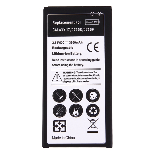 

For Galaxy J7 (2016) / J7108 / J7109 3600mAh Rechargeable Li-ion Battery