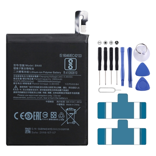 

BN48 3900mAh Li-Polymer Battery for Xiaomi Redmi Note 6 Pro
