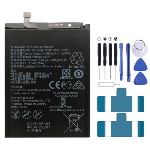 

HB405979ECW Li-ion Polymer Battery for Huawei Nova / Enjoy 6S / Honor 6C / Y5 2017 / P9 Lite
