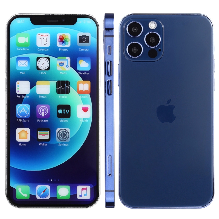 

Color Screen Non-Working Fake Dummy Display Model for iPhone 12 Pro Max (6.7 inch)(Aqua Blue)