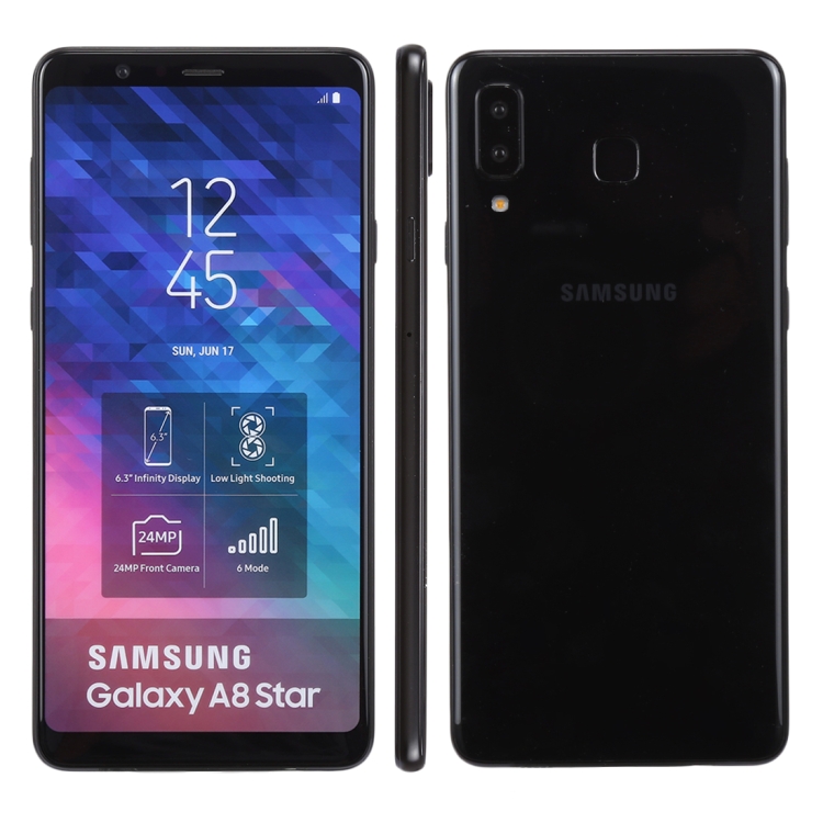 

Color Screen Non-Working Fake Dummy Display Model for Galaxy A8 Star (Black)