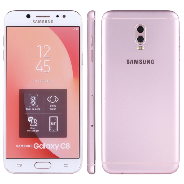 

For Galaxy C8 Color Screen Non-Working Fake Dummy Display Model(Pink)