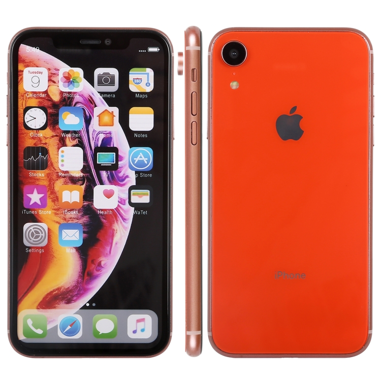 

Color Screen Non-Working Fake Dummy Display Model for iPhone XR (Orange)
