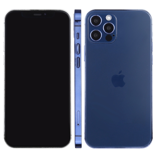 

Black Screen Non-Working Fake Dummy Display Model for iPhone 12 Pro Max (6.7 inch), Light Vesion (Aqua Blue)