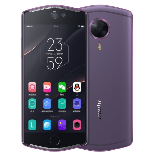 

meitu T8s, 4GB+128GB, Not Support Google Play, Front Fingerprint Identification, 5.2 inch AMOLED Screen MEIOS 4 (Based on Android 7.1) Helio X27 (MT6797X) Deca Core up to 2.5GHz, Network: 4G(Purple)