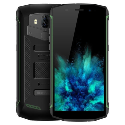 

[HK Stock] Blackview BV5800 Pro, 2GB+16GB, IP68 Waterproof Dustproof Shockproof, Dual Back Cameras, 5580mAh Battery, Fingerprint Identification, 5.5 inch Android 8.1 MTK6357 Quad Core up to 1.5GHz, NFC, OTG, Wireless Charge, Network: 4G (Green)