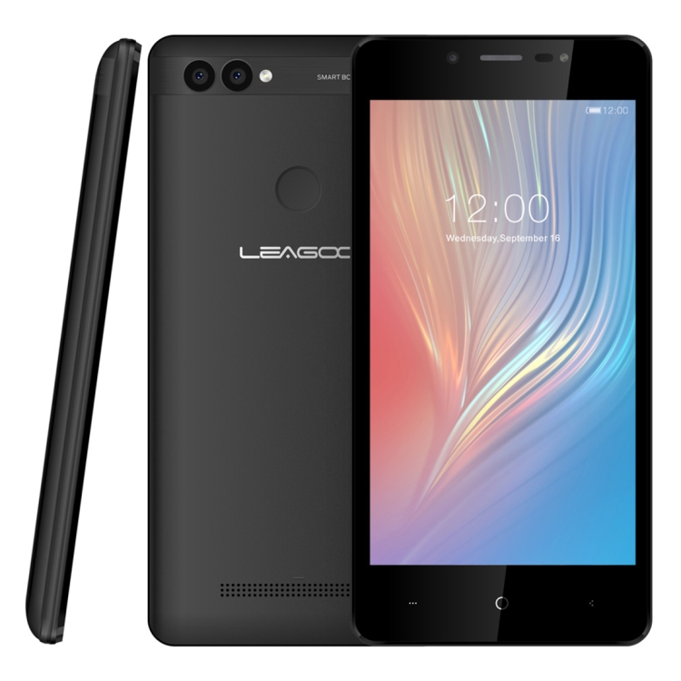 

[HK Stock] LEAGOO POWER 2, 2GB+16GB, Dual Rear Cameras, Face ID & Fingerprint Identification, 5.0 inch Android 8.1 MT6580A Quad Core up to 1.3GHz, Network: 3G, Dual SIM(Black)