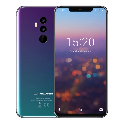 

[HK Stock] UMIDIGI Z2, Special Edition, Global Dual 4G, 4GB+64GB, Dual Back Cameras + Dual Front Cameras, Face ID & Fingerprint Identification, 6.2 inch Sharp Android 8.1 MTK6763 (Helio P23) Octa Core up to 2.0GHz, Network: 4G, Dual SIM(Twilight)