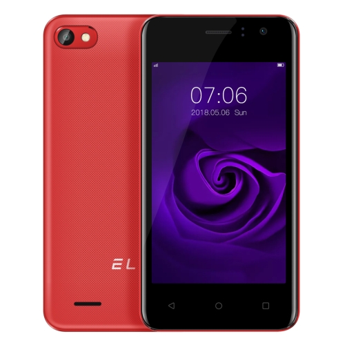 

[HK Stock] E&L W40, 512MB+4GB, 4.0 inch Android 6.0 MTK6580 Quad Core up to 1.3GHz, Network: 3G, Dual SIM(Red)