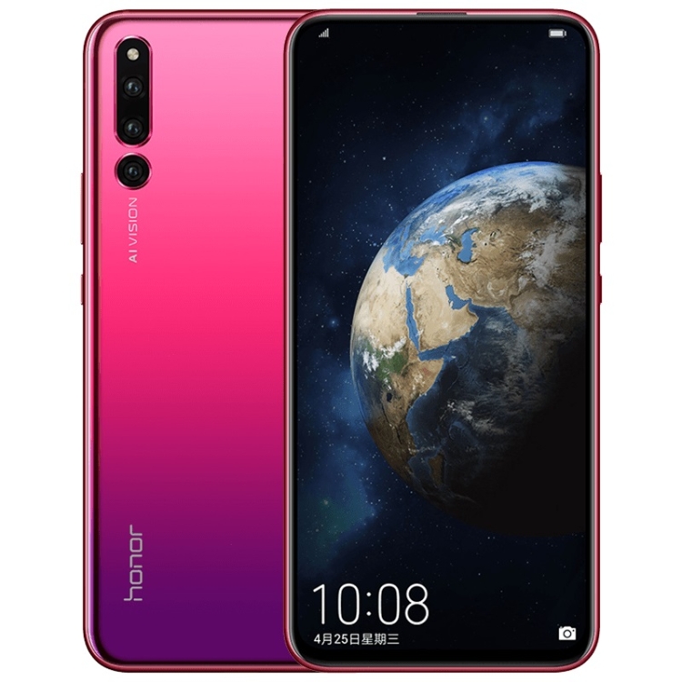 

Huawei Honor Magic 2, 8GB+128GB, China Version, Triple Back Cameras + Triple Front Cameras, Screen Fingerprint Identification, 6.39 inch Magic UI 2.0 (Android 9.0) HUAWEI Kirin 980 Octa Core up to 2.6GHz, NFC, Network: 4G, Gradient Body(Red)