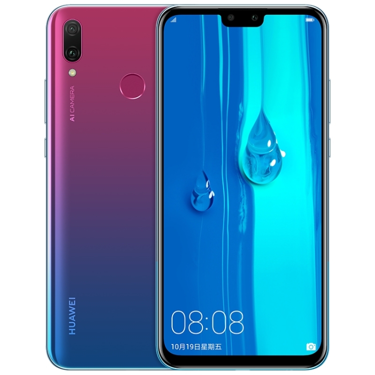 

Huawei Enjoy 9 Plus / Y9 2019, 4GB+64GB,China Version, Dual Back Cameras + Dual Front Cameras, 4000mAh Battery, Fingerprint Identification, 6.5 inch Android 8.1 Hisilicon Kirin 710, 4 x Cortex-A73 2.2GHz + 4 x Cortex-A53 1.7GHz, Network: 4G, Dual SIM(Twil
