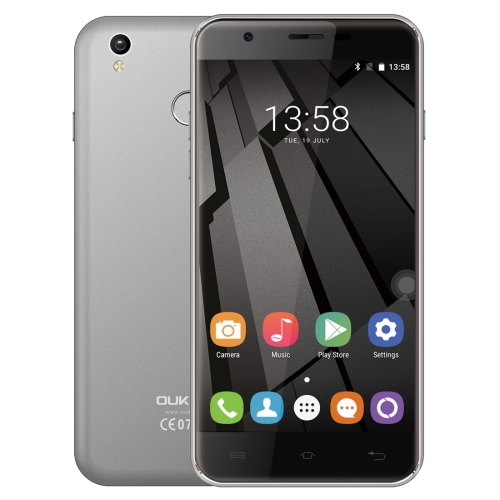 

[HK Stock] OUKITEL U7 Plus, 2GB+16GB, South American Version, 5.5 inch Android 6.0 MTK6737 Quad Core up to 1.3GHz, Network: 4G, Dual SIM(Grey)