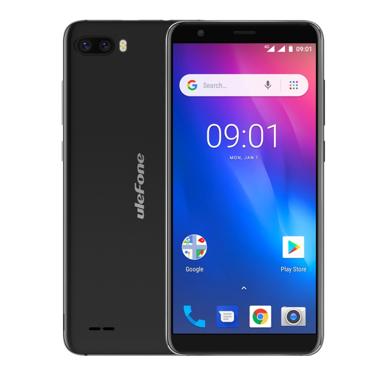 

[HK Stock] Ulefone S1 Pro, 1GB+16GB, Dual Back Cameras, Face Identification, 5.5 inch Android GO 8.1 MTK6739 Quad-core 64-bit up to 1.3GHz, Network: 4G, Dual SIM(Black)
