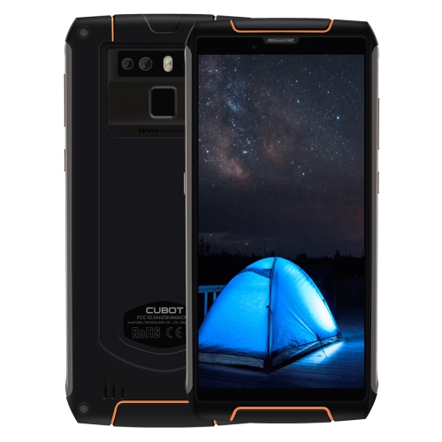 

[HK Stock] CUBOT Kingkong 3 Rugged Phone, 4GB+64GB, IP68 Waterproof Dustproof Shockproof, 6000mAh Battery, Dual Back Cameras, 5.5 inch Android 8.1 MTK6763T Octa Core, Network: 4G, NFC, OTG, Dual SIM(Black)